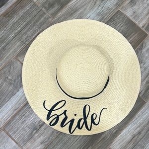 Bride tan/beige sun hat